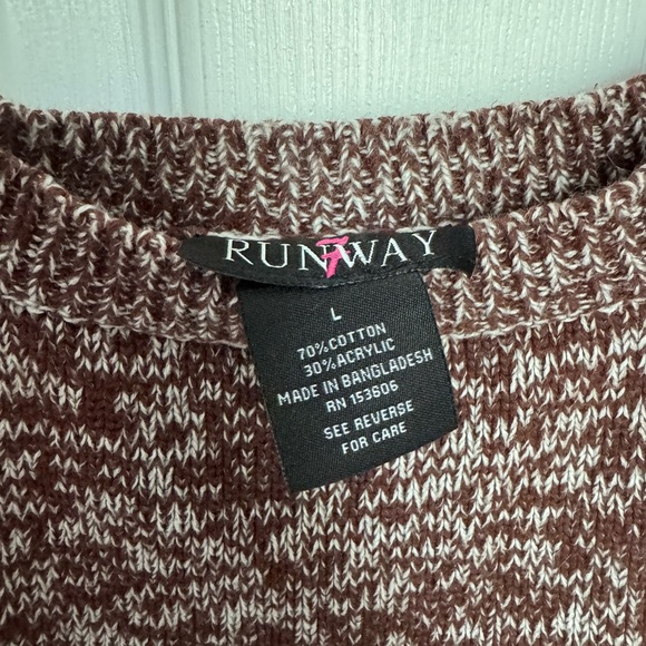 Women's‎ Knit Crop Top - Brown - Picture 2 of 3